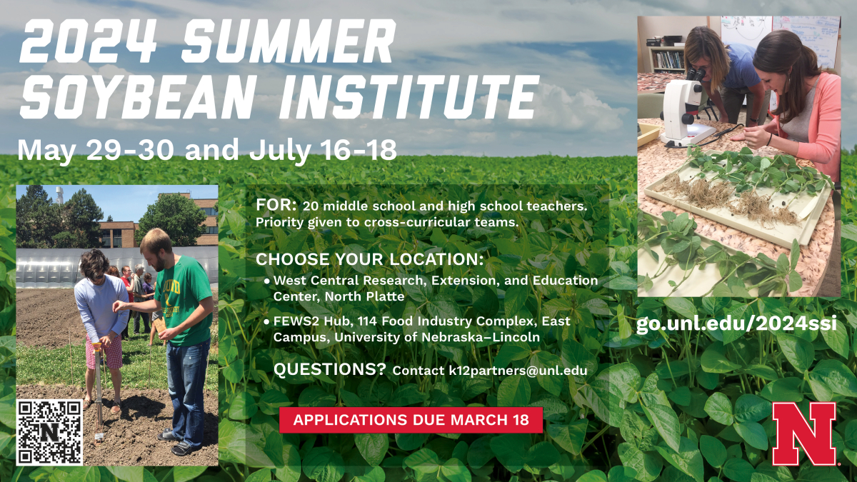 Teachers invited to Summer Soybean Institute