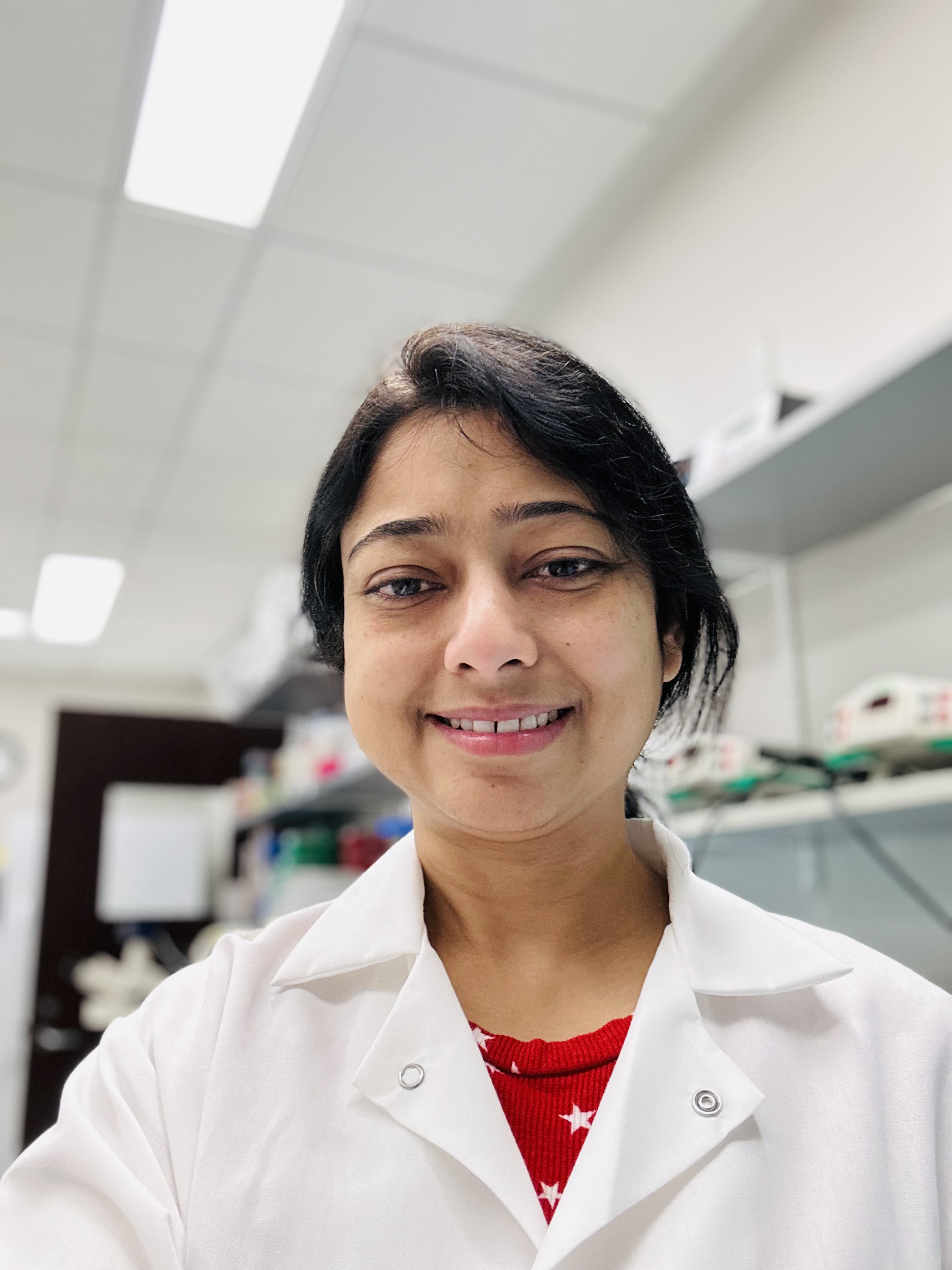 Dr. Soumita Das, post-doc in the Rojas lab